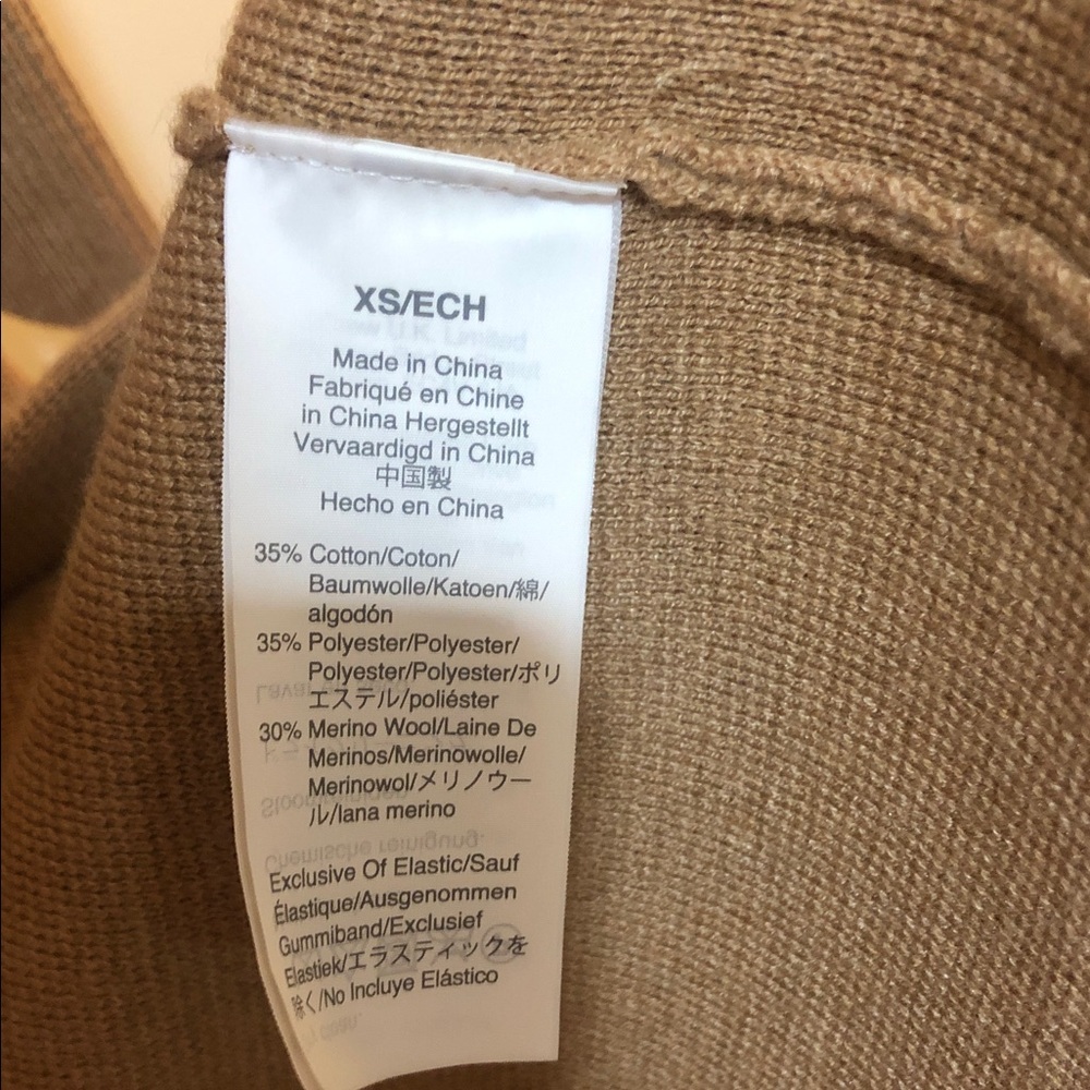 J. Crew Tan Longline Cardigan - Picture 3 of 7